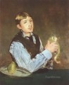A young man peeling a pear Eduard Manet